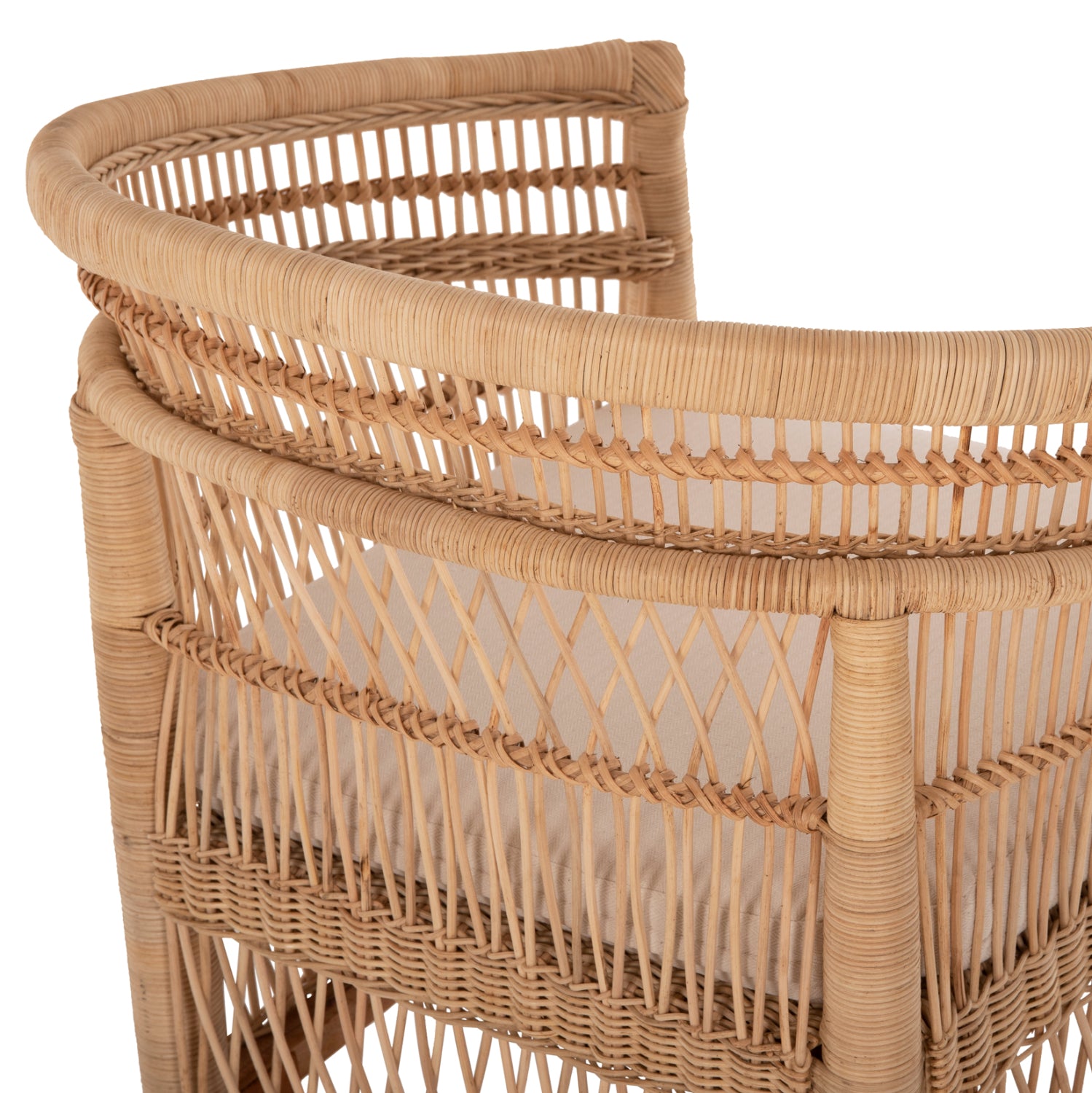 ΠΟΛΥΘΡΟΝΑ MALAWI HM9635.04 ΞΥΛΟ ΜΑΟΝΙ ΕΠΕΝΔΥΣΗ RATTAN ΛΕΥΚΟ ΜΑΞΙΛΑΡΙ ΚΑΘΙΣΜΑΤΟΣ 80x70x86Υεκ. - Pakobazaar