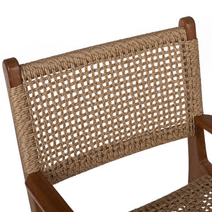 ΠΟΛΥΘΡΟΝΑ ΜΑΣΙΦ ΞΥΛΟ ΤEAK ΦΥΣΙΚΟ RATTAN ΣΧΟΙΝΙ 54Χ58Χ88Υεκ.HM9385.01 - Pakobazaar