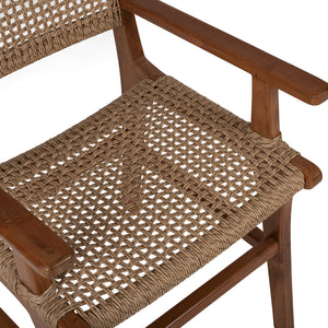 ΠΟΛΥΘΡΟΝΑ ΜΑΣΙΦ ΞΥΛΟ ΤEAK ΦΥΣΙΚΟ RATTAN ΣΧΟΙΝΙ 54Χ58Χ88Υεκ.HM9385.01 - Pakobazaar