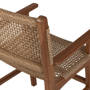ΠΟΛΥΘΡΟΝΑ ΜΑΣΙΦ ΞΥΛΟ ΤEAK ΦΥΣΙΚΟ RATTAN ΣΧΟΙΝΙ 54Χ58Χ88Υεκ.HM9385.01 - Pakobazaar