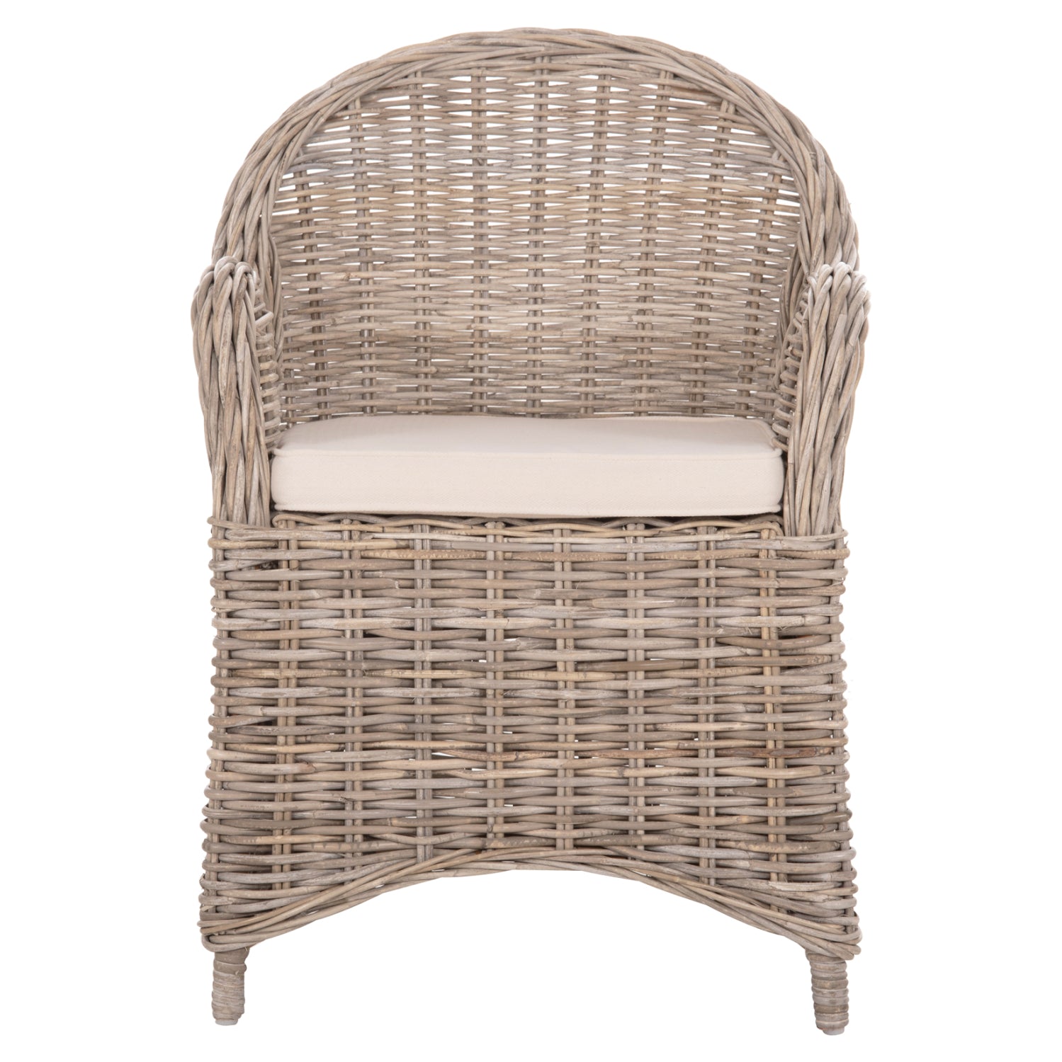 ΠΟΛΥΘΡΟΝΑ ΜΕ ΕΚΡΟΥ ΜΑΞΙΛΑΡΙ KEYLA HM9536 ΚΑΦΕ RATTAN 63x65x87Υεκ. - Pakobazaar