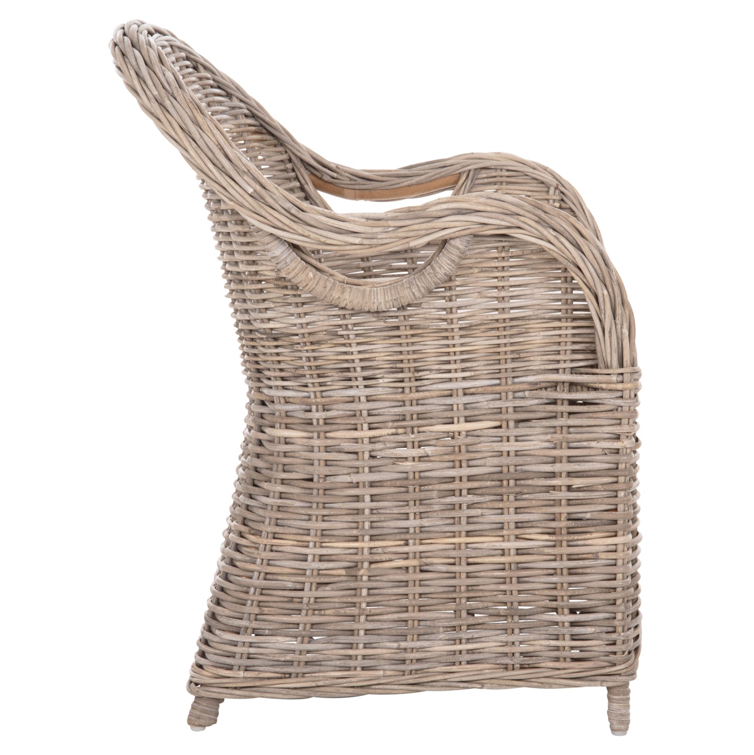 ΠΟΛΥΘΡΟΝΑ ΜΕ ΕΚΡΟΥ ΜΑΞΙΛΑΡΙ KEYLA HM9536 ΚΑΦΕ RATTAN 63x65x87Υεκ. - Pakobazaar
