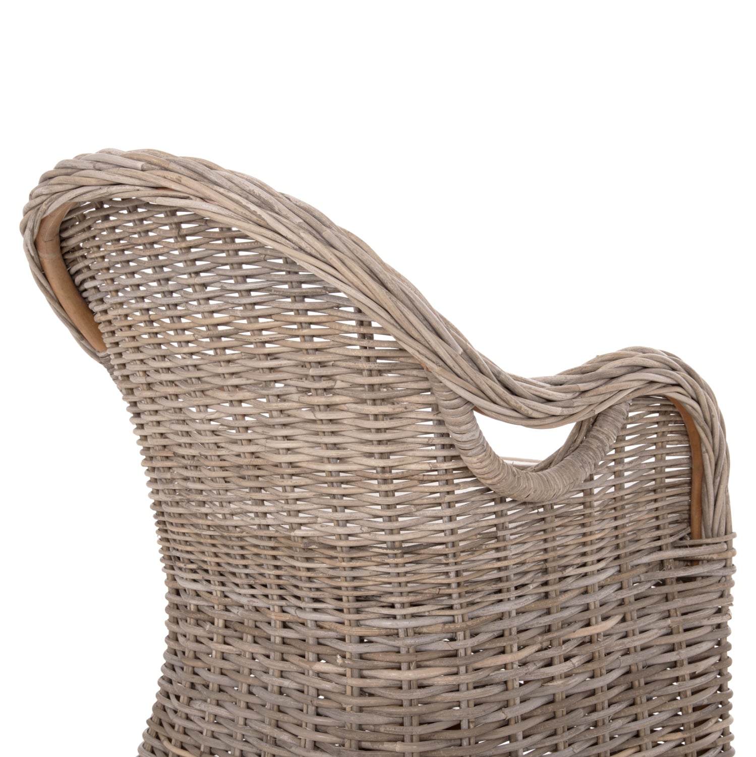 ΠΟΛΥΘΡΟΝΑ ΜΕ ΕΚΡΟΥ ΜΑΞΙΛΑΡΙ KEYLA HM9536 ΚΑΦΕ RATTAN 63x65x87Υεκ. - Pakobazaar