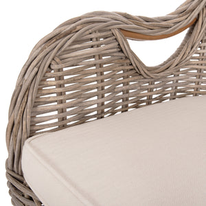 ΠΟΛΥΘΡΟΝΑ ΜΕ ΕΚΡΟΥ ΜΑΞΙΛΑΡΙ KEYLA HM9536 ΚΑΦΕ RATTAN 63x65x87Υεκ. - Pakobazaar