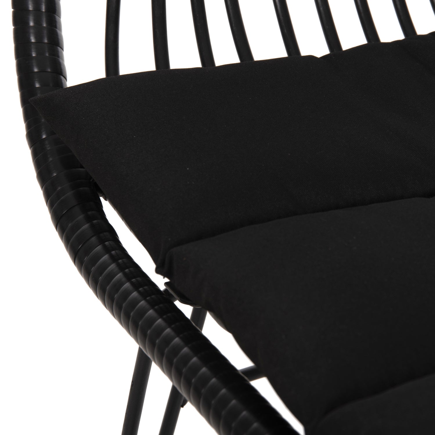 ΠΟΛΥΘΡΟΝΑ ΜΕ ΜΑΞΙΛΑΡΙ ΜΕΤΑΛΛΙΚΗ ALLEGRA HM5450.32 ΜΕ WICKER ΜΑΥΡΟ 58x59x82Υεκ. - Pakobazaar