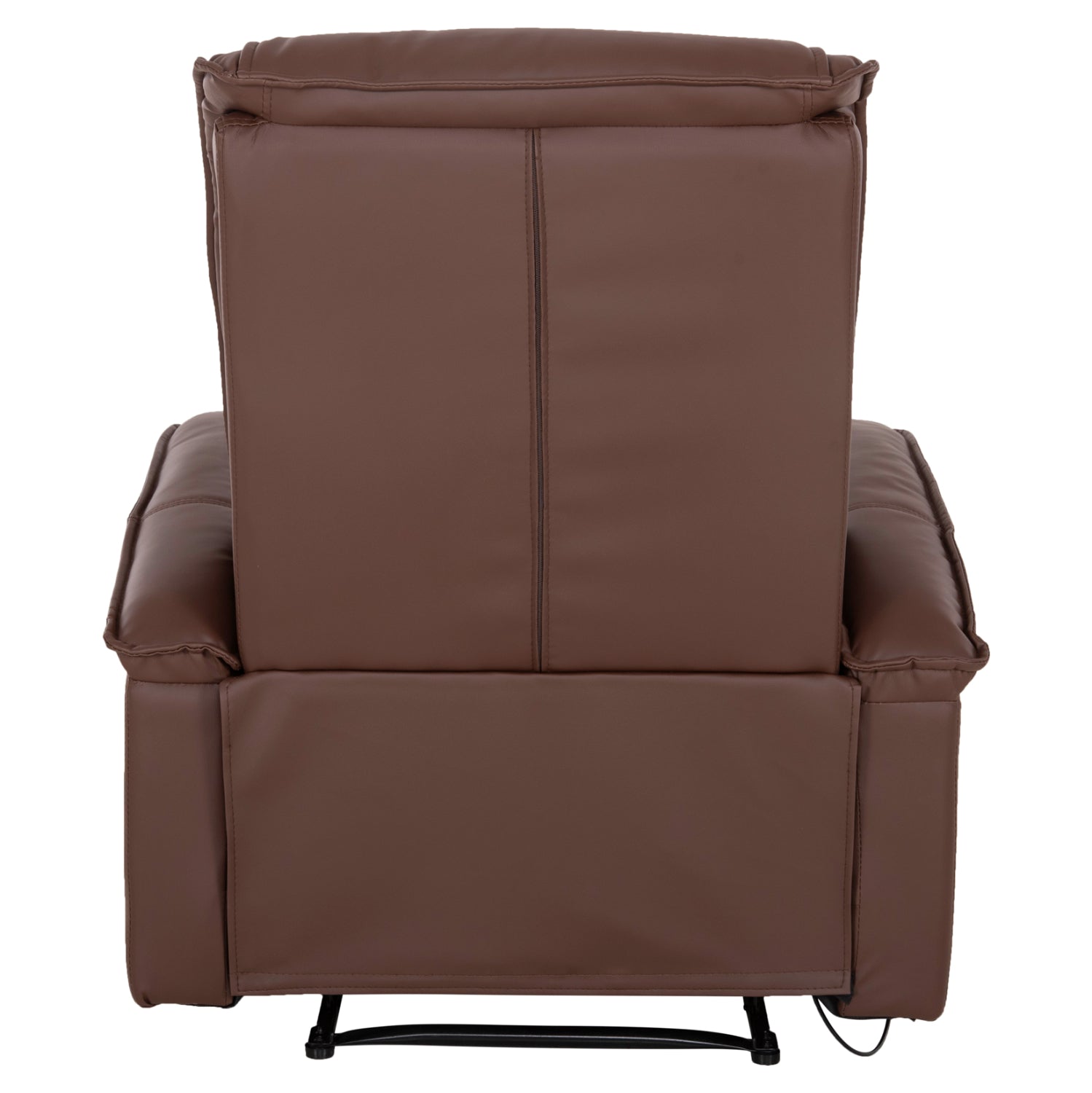 ΠΟΛΥΘΡΟΝΑ RELAX ΜΕ ΜΗΧΑΝΙΣΜΟ MASSAGE ROCCA HM0026.03 PU ΚΑΦΕ ΣΚΟΥΡΟ 80x96x97 εκ. - Pakobazaar