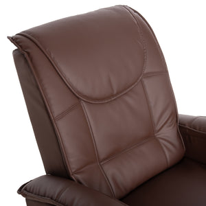 ΠΟΛΥΘΡΟΝΑ RELAX ΜΕ ΜΗΧΑΝΙΣΜΟ MASSAGE ROCCA HM0026.03 PU ΚΑΦΕ ΣΚΟΥΡΟ 80x96x97 εκ. - Pakobazaar