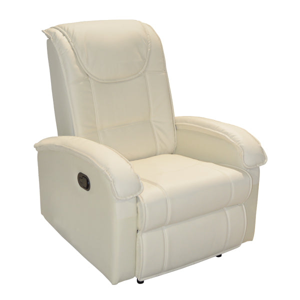 ΠΟΛΥΘΡΟΝΑ RELAX ΜΕ ΜΗΧΑΝΙΣΜΟ MASSAGE ROCCA HM0026.02 PU ΕΚΡΟΥ 80x96x97 εκ. - Pakobazaar