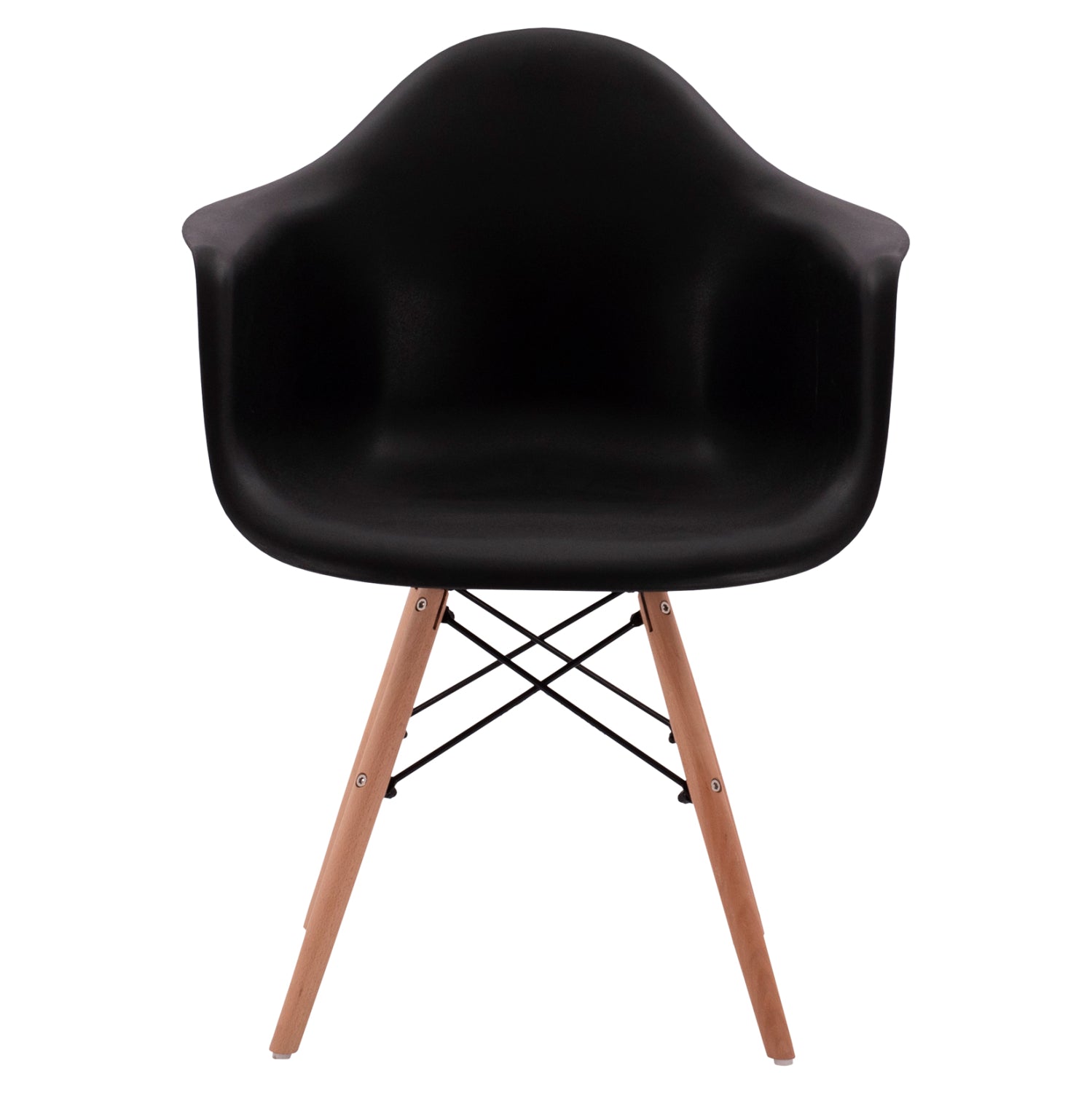 ΠΟΛΥΘΡΟΝΑ ΜΕ ΞΥΛΙΝΑ ΠΟΔΙΑ & ΚΑΘΙΣΜΑ ΜΑΥΡΟ MIRTO HM005.02  64x60x81 εκ. - Pakobazaar