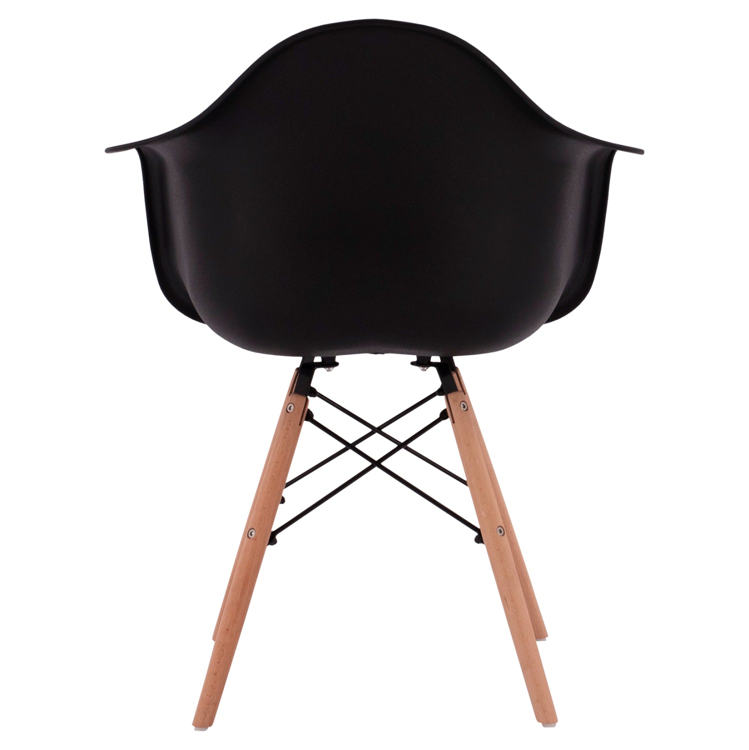 ΠΟΛΥΘΡΟΝΑ ΜΕ ΞΥΛΙΝΑ ΠΟΔΙΑ & ΚΑΘΙΣΜΑ ΜΑΥΡΟ MIRTO HM005.02  64x60x81 εκ. - Pakobazaar