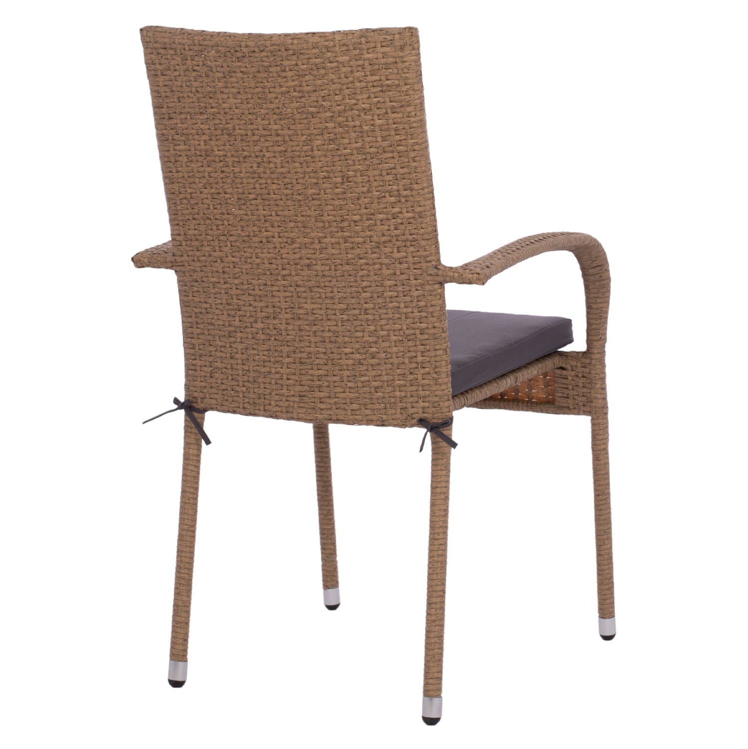 ΠΟΛΥΘΡΟΝΑ ΜΕΤΑΛΛΙΚΗ ANISHA HM5685.02 ΜΕ ΜΑΞΙΛΑΡΙ WICKER ΚΑΦΕ-ΜΟΚΑ ΣΤΟΙΒ/ΜΕΝΗ 56x60x94 εκ. - Pakobazaar