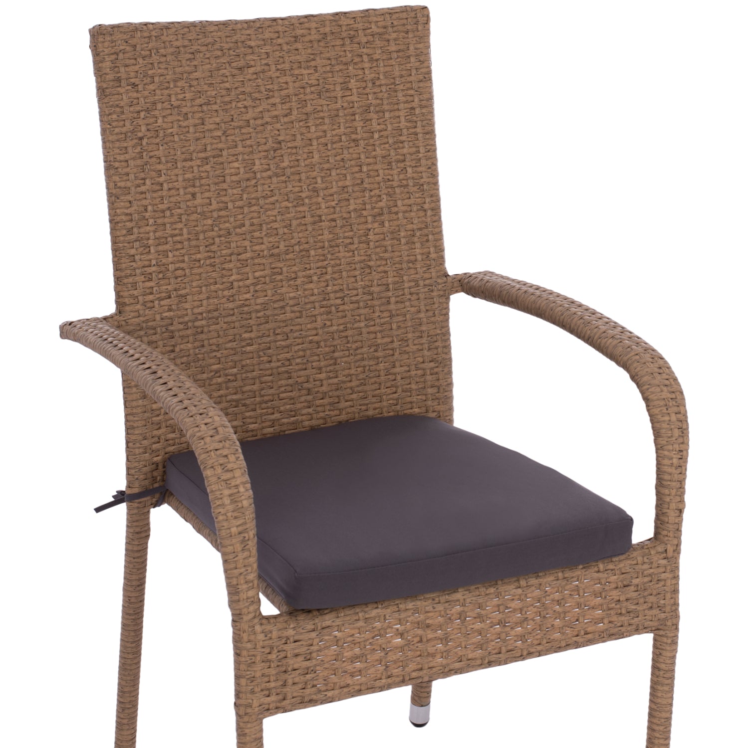 ΠΟΛΥΘΡΟΝΑ ΜΕΤΑΛΛΙΚΗ ANISHA HM5685.02 ΜΕ ΜΑΞΙΛΑΡΙ WICKER ΚΑΦΕ-ΜΟΚΑ ΣΤΟΙΒ/ΜΕΝΗ 56x60x94 εκ. - Pakobazaar