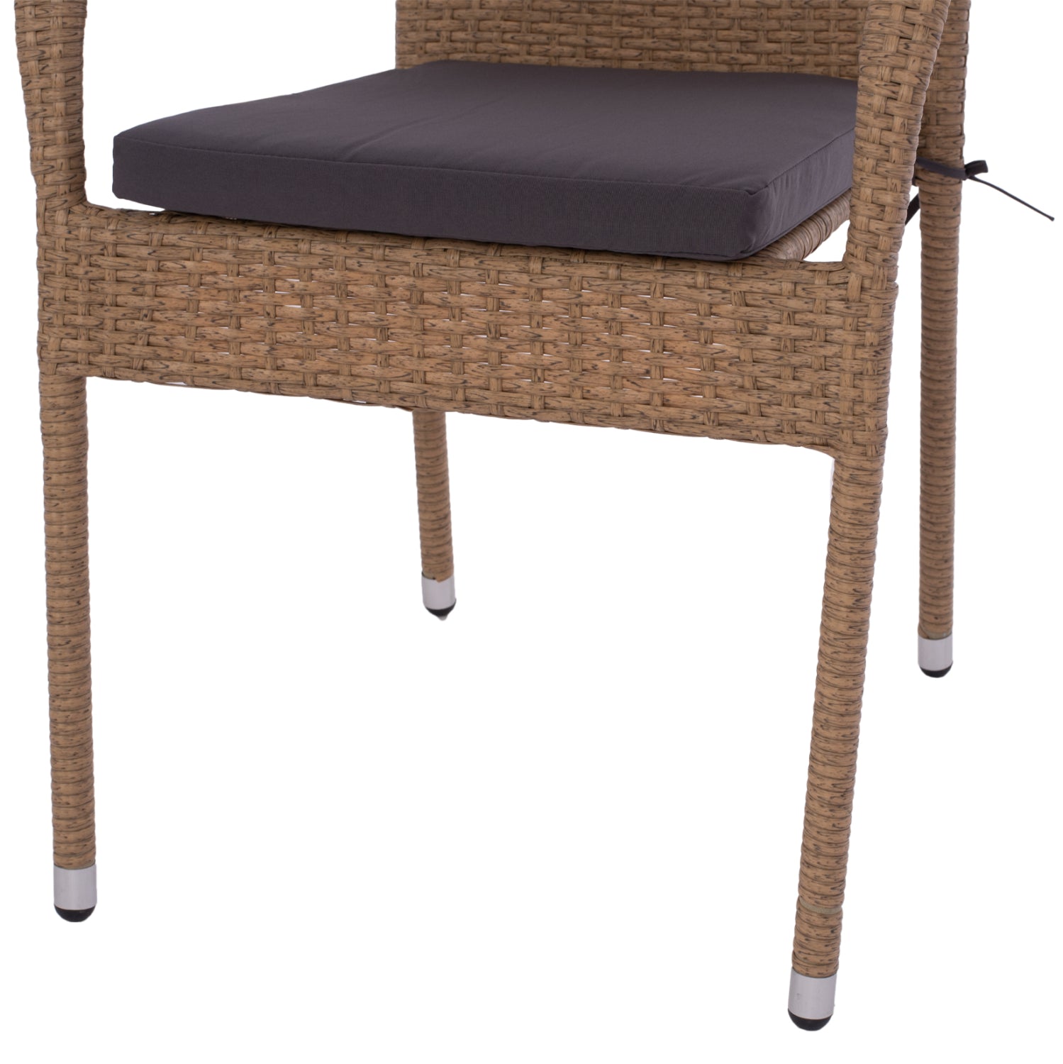 ΠΟΛΥΘΡΟΝΑ ΜΕΤΑΛΛΙΚΗ ANISHA HM5685.02 ΜΕ ΜΑΞΙΛΑΡΙ WICKER ΚΑΦΕ-ΜΟΚΑ ΣΤΟΙΒ/ΜΕΝΗ 56x60x94 εκ. - Pakobazaar