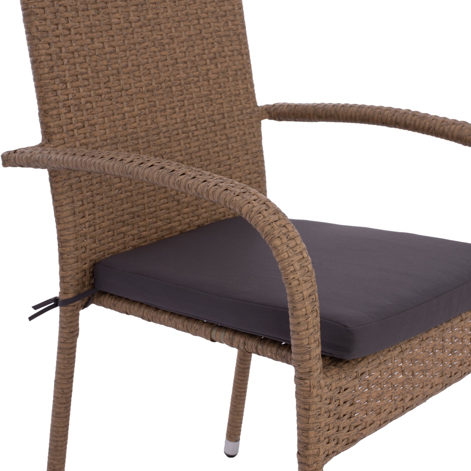 ΠΟΛΥΘΡΟΝΑ ΜΕΤΑΛΛΙΚΗ ANISHA HM5685.02 ΜΕ ΜΑΞΙΛΑΡΙ WICKER ΚΑΦΕ-ΜΟΚΑ ΣΤΟΙΒ/ΜΕΝΗ 56x60x94 εκ. - Pakobazaar