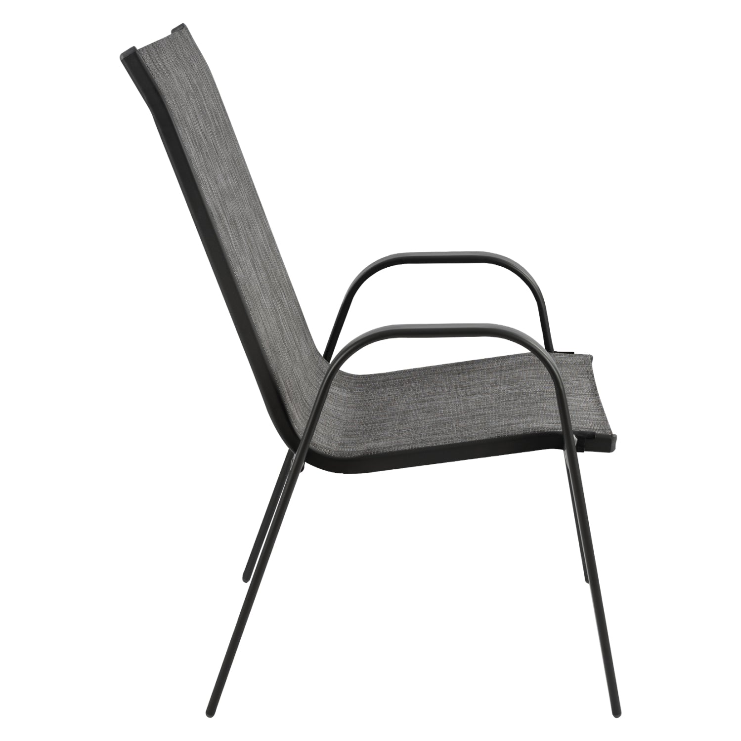 ΠΟΛΥΘΡΟΝΑ ΕΞ.ΧΩΡΟΥ LEON HM5000.01 ΜΕΤΑΛΛΙΚΗ ΓΚΡΙ ΜΕ TEXTILENE ΓΚΡΙ 54x70x93Υεκ - Pakobazaar