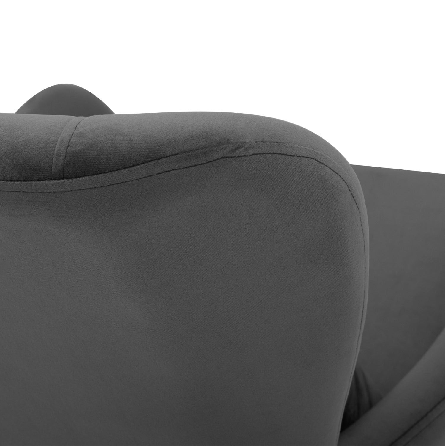 ΠΟΛΥΘΡΟΝΑ ΜΠΕΡΖΕΡΑ ΒΕΛΟΥΔΟ ΓΚΡΙ ΜΕ ΜΕΤΑΛΛΙΚΟ ΜΑΥΡΟ ΠΟΔΙ HM8721.01 - Pakobazaar