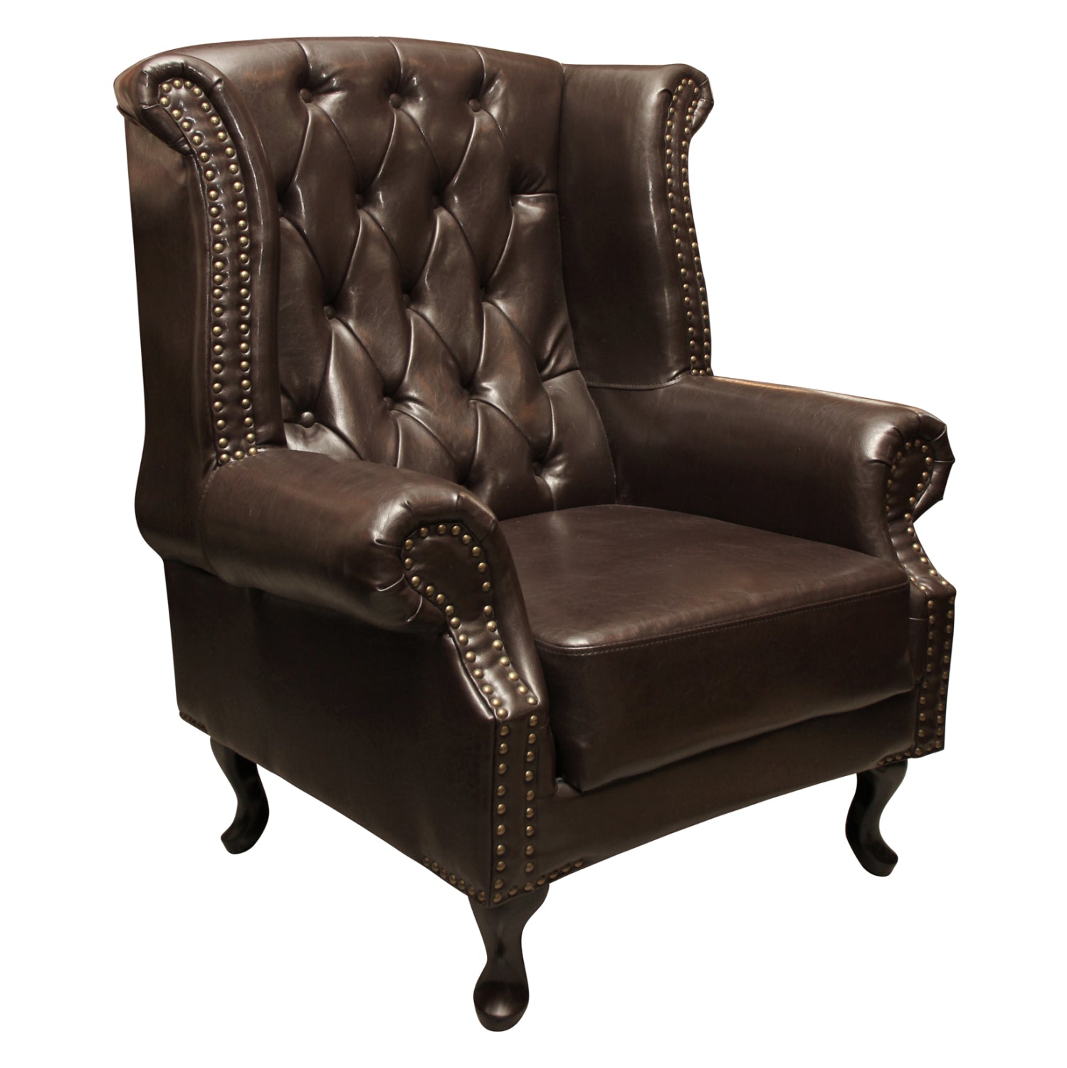 ΠΟΛΥΘΡΟΝΑ-ΜΠΕΡΖΕΡΑ T.CHESTERFIELD POLINA HM0053.01 PU ΣΚ.ΚΑΦΕ 83x75x107 εκ. - Pakobazaar