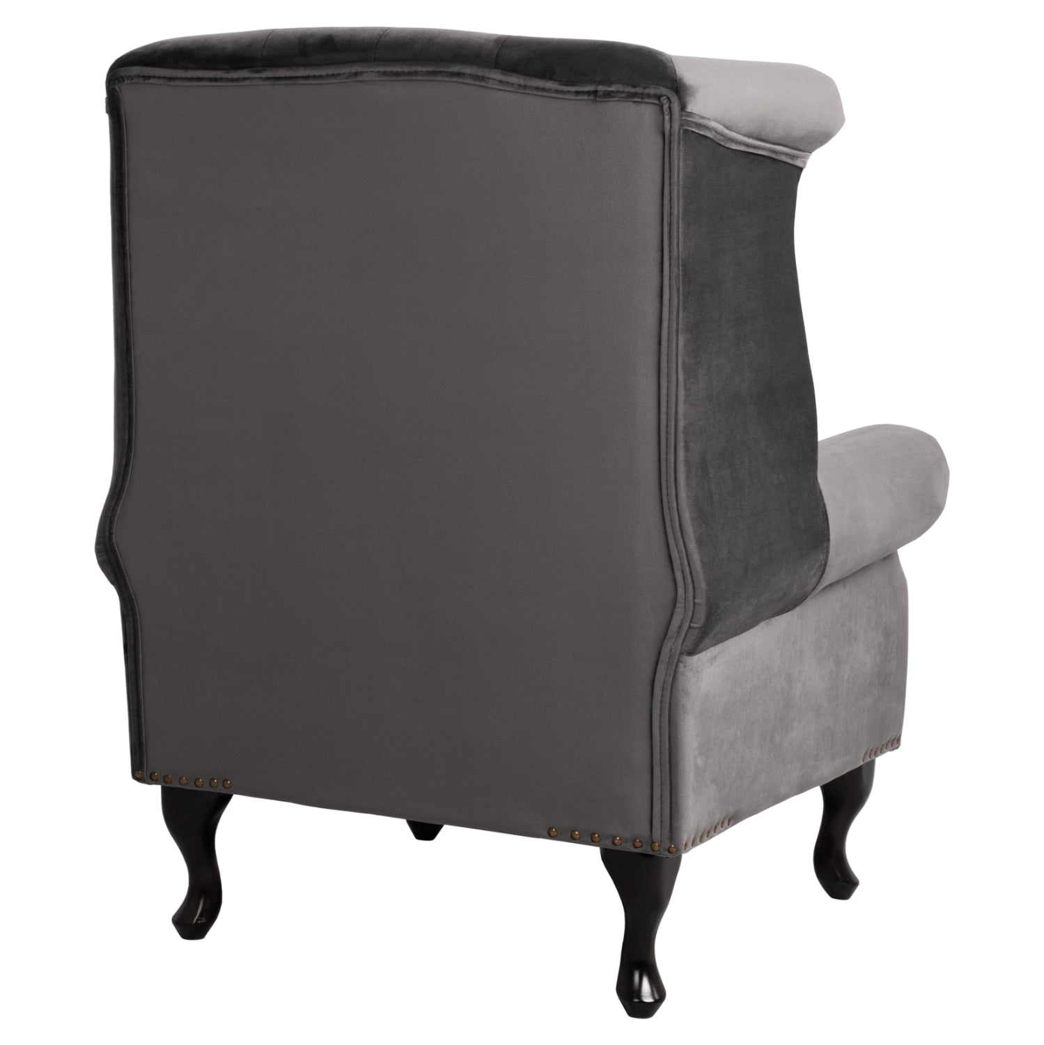 ΠΟΛΥΘΡΟΝΑ-ΜΠΕΡΖΕΡΑ ΓΚΡΙ ΒΕΛΟΥΔΟ T.CHESTERFIELD POLINA 83x75x107Yεκ.HM0053.10 - Pakobazaar