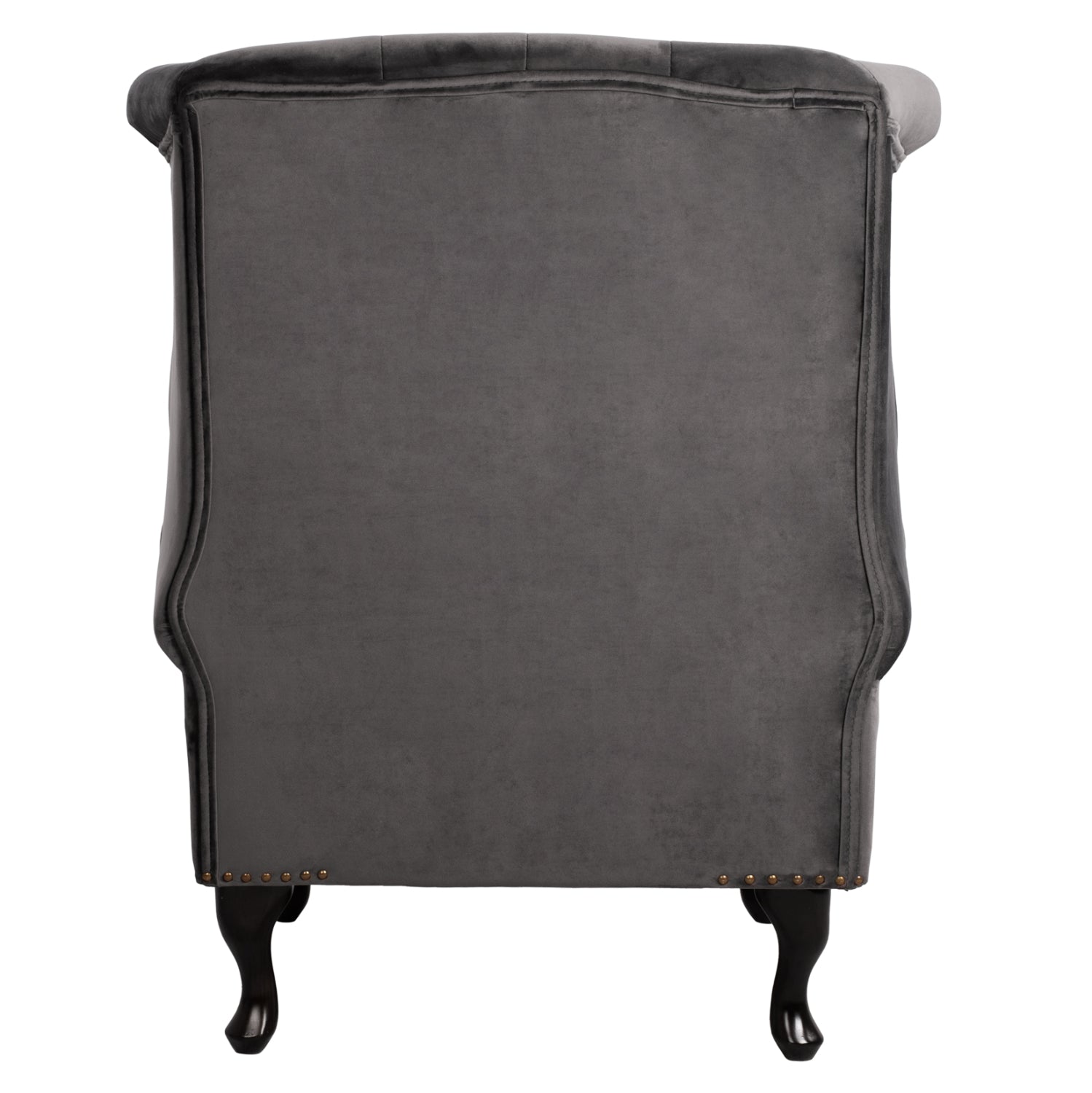 ΠΟΛΥΘΡΟΝΑ-ΜΠΕΡΖΕΡΑ ΓΚΡΙ ΒΕΛΟΥΔΟ T.CHESTERFIELD POLINA 83x75x107Yεκ.HM0053.10 - Pakobazaar