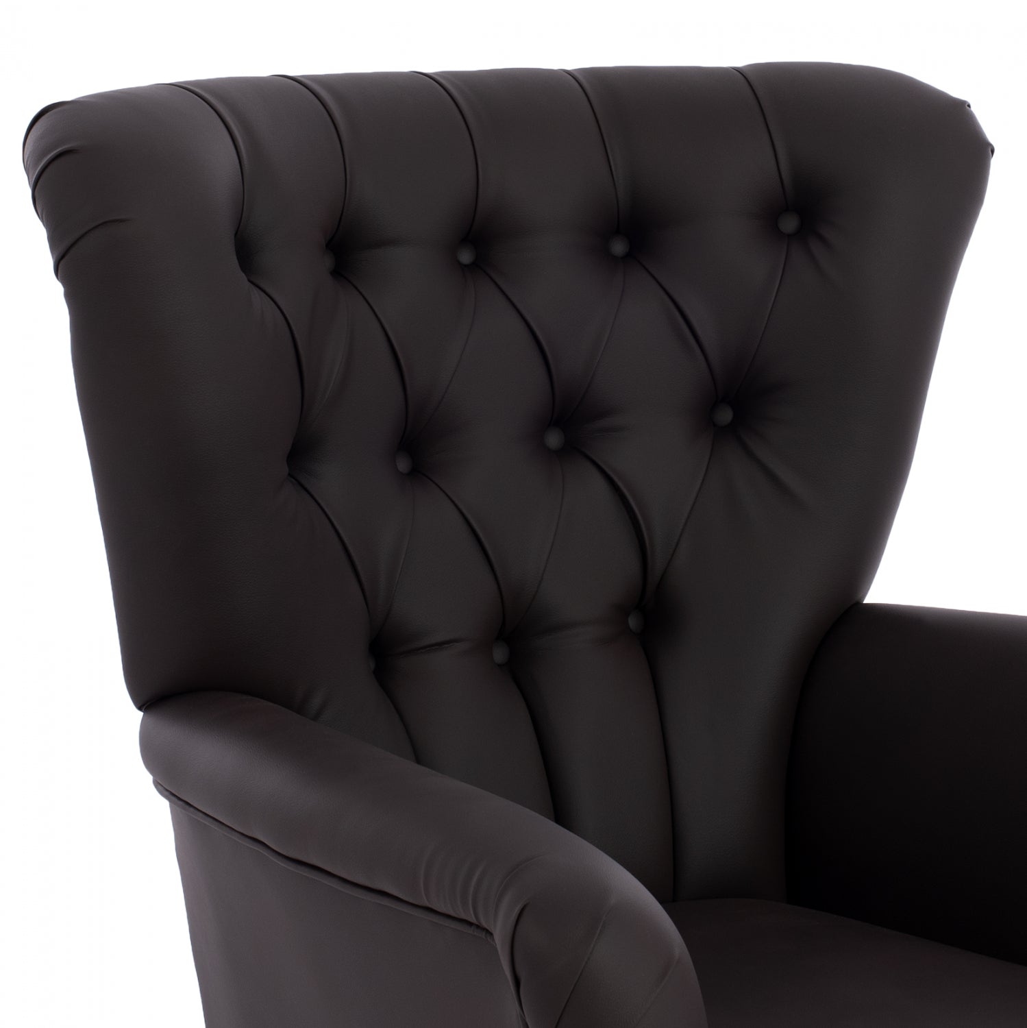 ΠΟΛΥΘΡΟΝΑ ΜΠΕΡΖΕΡΑ Τ. CHESTERFIELD ΣΕ ΧΡΩΜΑ ΚΑΦΕ HM9217.03 87x88x100 εκ. - Pakobazaar