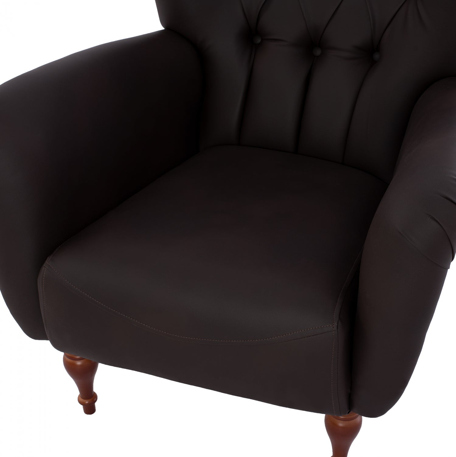 ΠΟΛΥΘΡΟΝΑ ΜΠΕΡΖΕΡΑ Τ. CHESTERFIELD ΣΕ ΧΡΩΜΑ ΚΑΦΕ HM9217.03 87x88x100 εκ. - Pakobazaar