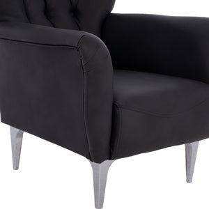 ΠΟΛΥΘΡΟΝΑ ΜΠΕΡΖΕΡΑ Τ. CHESTERFIELD ΣΕ ΧΡΩΜΑ ΜΑΥΡΟ HM9217.01 87x88x100 εκ. - Pakobazaar