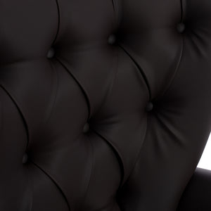 ΠΟΛΥΘΡΟΝΑ ΜΠΕΡΖΕΡΑ Τ. CHESTERFIELD ΣΕ ΧΡΩΜΑ ΚΑΦΕ HM9217.03 87x88x100 εκ. - Pakobazaar