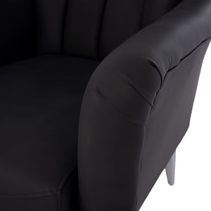 ΠΟΛΥΘΡΟΝΑ ΜΠΕΡΖΕΡΑ Τ. CHESTERFIELD ΣΕ ΧΡΩΜΑ ΜΑΥΡΟ HM9217.01 87x88x100 εκ. - Pakobazaar