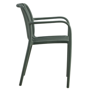 ΠΟΛΥΘΡΟΝΑ ΠΟΛΥΠΡΟΠΥΛΕΝΙΟΥ TIPPY HM5940.07 DARK OLIVE 55x55x81Υεκ. - Pakobazaar