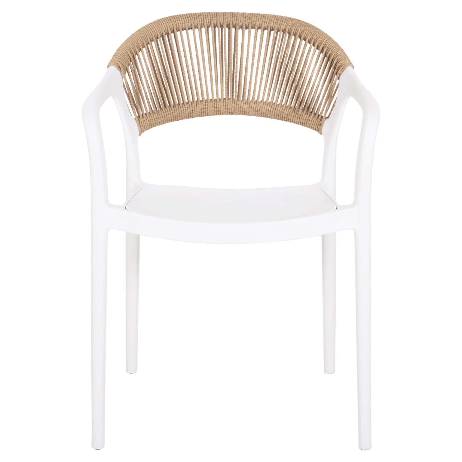 ΠΟΛΥΘΡΟΝΑ ΠΟΛΥΠΡΟΠΥΛΕΝΙΟΥ EVA HM6155.01 ΛΕΥΚΗ ΜΕ ΜΠΕΖ ΣΧΟΙΝΙ 56,5x53x80Υεκ. - Pakobazaar