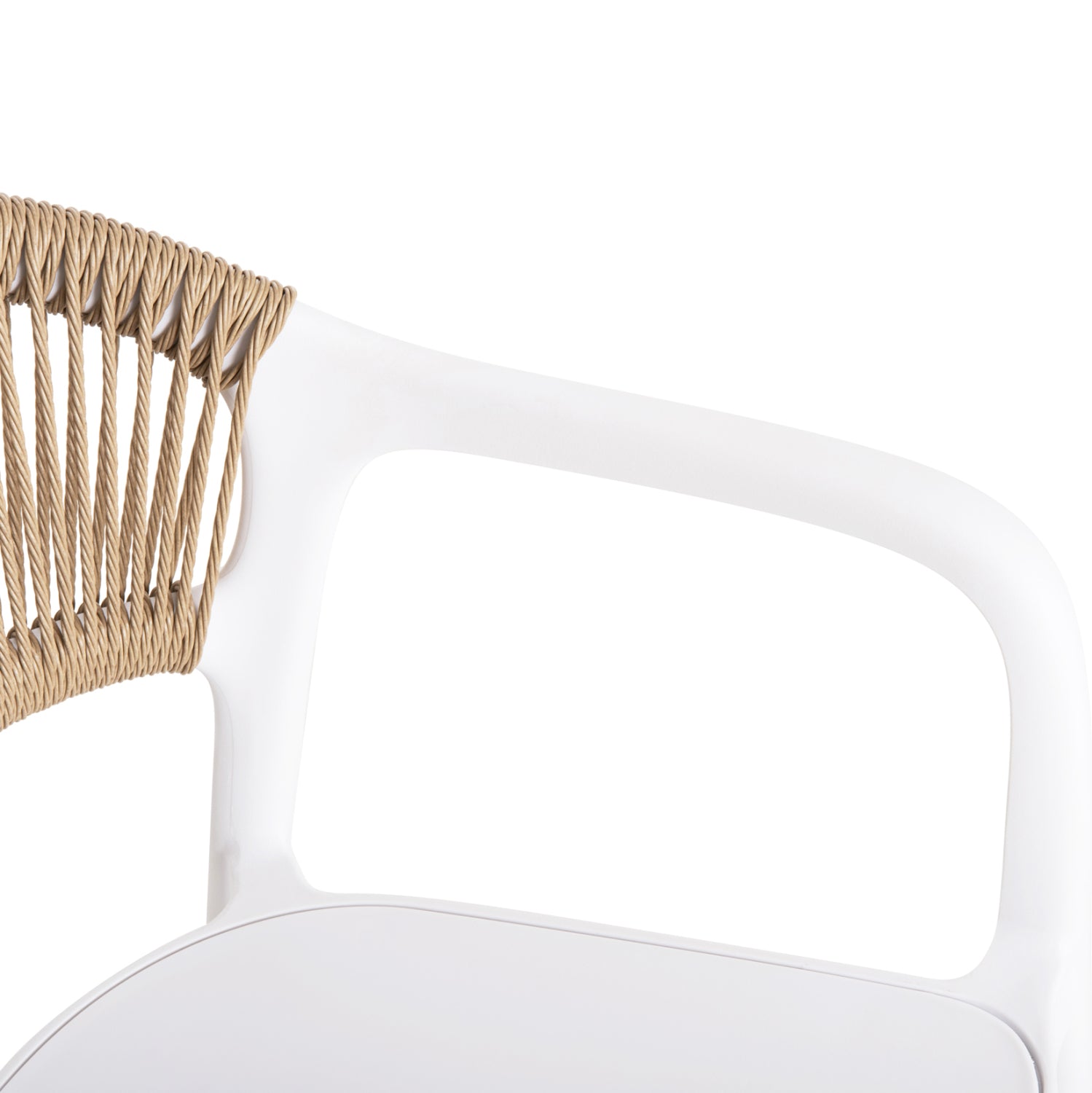 ΠΟΛΥΘΡΟΝΑ ΠΟΛΥΠΡΟΠΥΛΕΝΙΟΥ EVA HM6155.01 ΛΕΥΚΗ ΜΕ ΜΠΕΖ ΣΧΟΙΝΙ 56,5x53x80Υεκ. - Pakobazaar