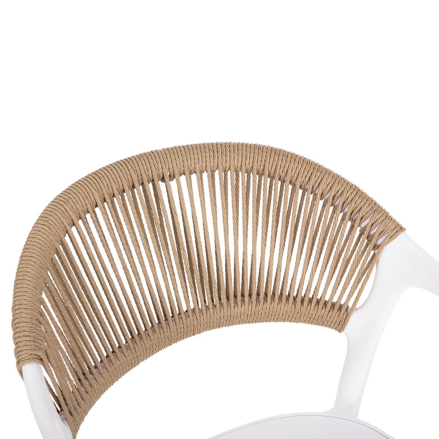 ΠΟΛΥΘΡΟΝΑ ΠΟΛΥΠΡΟΠΥΛΕΝΙΟΥ EVA HM6155.01 ΛΕΥΚΗ ΜΕ ΜΠΕΖ ΣΧΟΙΝΙ 56,5x53x80Υεκ. - Pakobazaar