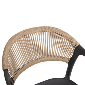 ΠΟΛΥΘΡΟΝΑ ΠΟΛΥΠΡΟΠΥΛΕΝΙΟΥ EVA HM6155.02 ΜΑΥΡΗ ΜΕ ΜΠΕΖ ΣΧΟΙΝΙ 56,5x53x80Υεκ. - Pakobazaar