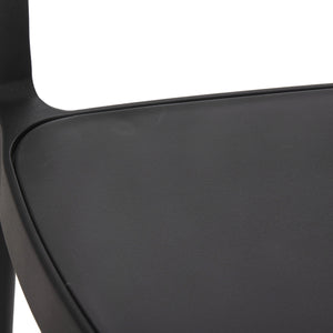 ΠΟΛΥΘΡΟΝΑ ΠΟΛΥΠΡΟΠΥΛΕΝΙΟΥ EVA HM6155.02 ΜΑΥΡΗ ΜΕ ΜΠΕΖ ΣΧΟΙΝΙ 56,5x53x80Υεκ. - Pakobazaar
