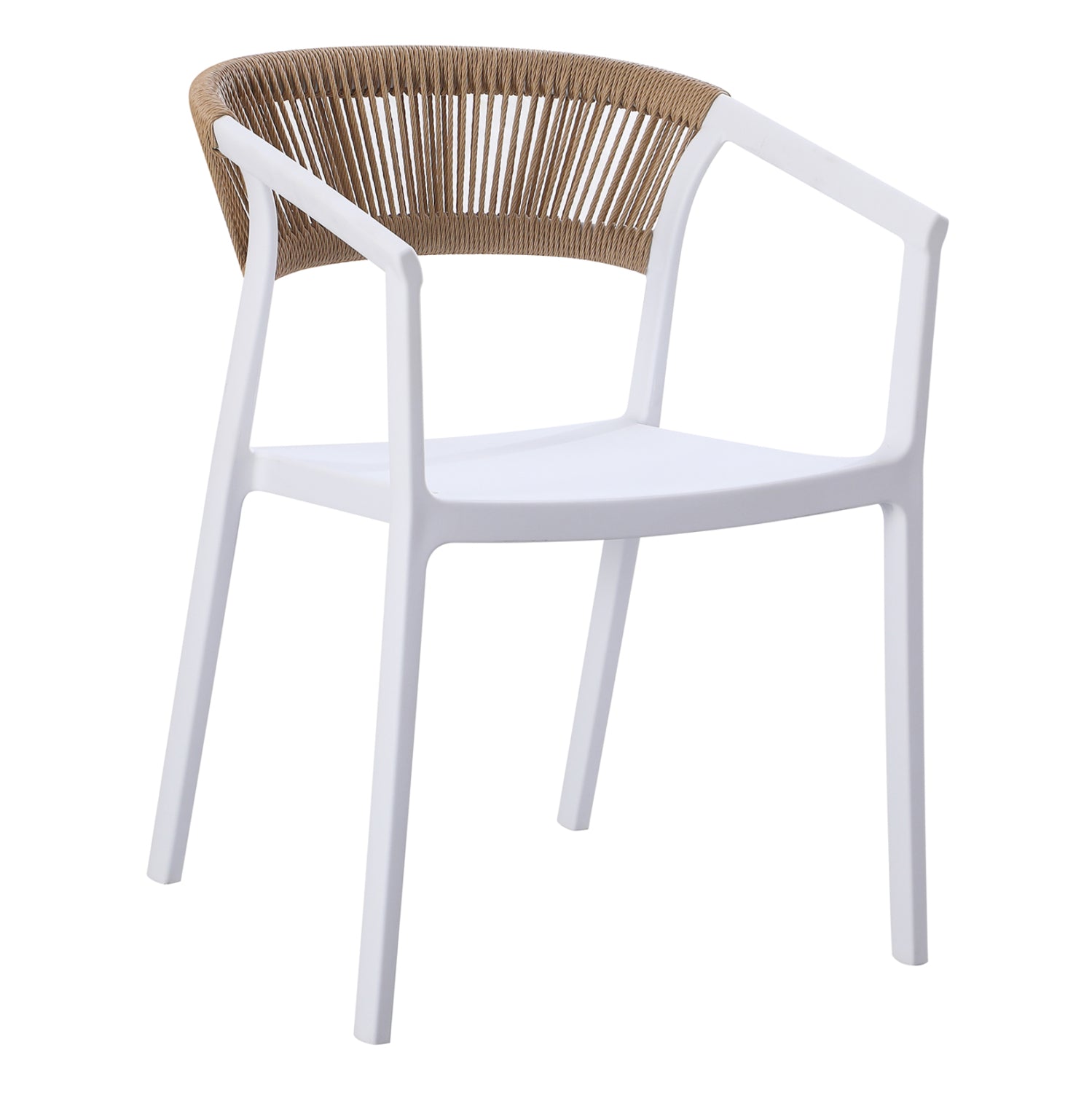 ΠΟΛΥΘΡΟΝΑ ΠΟΛΥΠΡΟΠΥΛΕΝΙΟΥ BOGI HM6240.01 ΛΕΥΚΗ ΜΕ ΜΠΕΖ ΣΧΟΙΝΙ 55x53.5x74Υεκ. - Pakobazaar