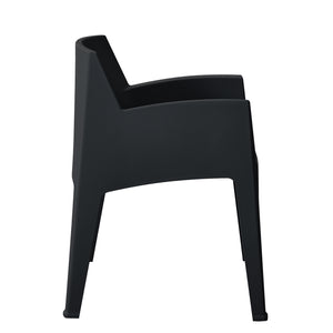 ΠΟΛΥΘΡΟΝΑ ΠΟΛΥΠΡΟΠΥΛΕΝΙΟΥ SLEEK HM6370.02 ΜΑΥΡΗ 68x63x82,5Υεκ. - Pakobazaar