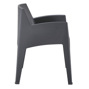 ΠΟΛΥΘΡΟΝΑ ΠΟΛΥΠΡΟΠΥΛΕΝΙΟΥ SLEEK HM6370.10 ΓΚΡΙ 68x63x82,5Υεκ. - Pakobazaar