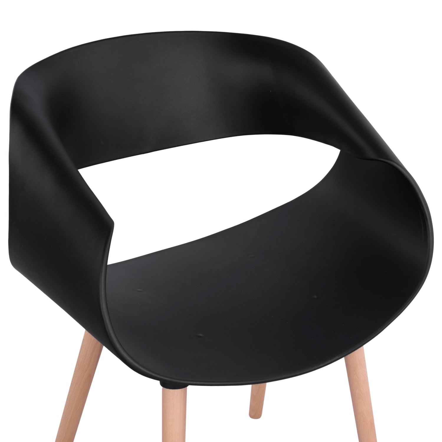 ΠΟΛΥΘΡΟΝΑ ΠΟΛΥΠΡΟΠΥΛΕΝΙΟΥ MAGGIE HM8600.02 ΣΕ ΜΑΥΡΟ ΧΡΩΜΑ 59x53x80Υ εκ. - Pakobazaar