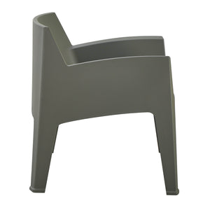 ΠΟΛΥΘΡΟΝΑ ΠΟΛΥΠΡΟΠΥΛΕΝΙΟΥ LOUNGE SLEEK HM6365.05 DARK OLIVE GREEN 62x68x73Υεκ. - Pakobazaar