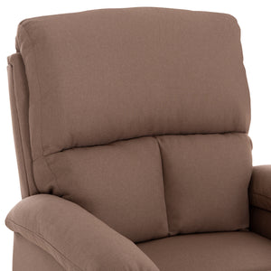 ΠΟΛΥΘΡΟΝΑ RELAX DIONI HM3296.03 ΜΠΕΖ ΥΦΑΣΜΑ 85x90x100Υεκ. - Pakobazaar