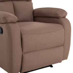 ΠΟΛΥΘΡΟΝΑ RELAX DIONI HM3296.03 ΜΠΕΖ ΥΦΑΣΜΑ 85x90x100Υεκ. - Pakobazaar