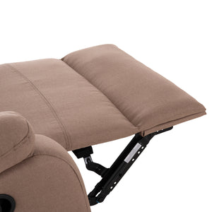 ΠΟΛΥΘΡΟΝΑ RELAX DIONI HM3296.03 ΜΠΕΖ ΥΦΑΣΜΑ 85x90x100Υεκ. - Pakobazaar