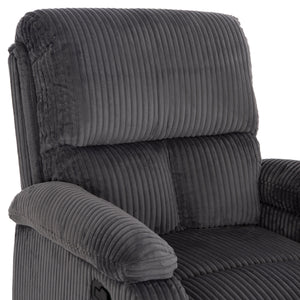 ΠΟΛΥΘΡΟΝΑ RELAX DIONI HM3296.11 ΓΚΡΙ ΡΙΓΕ ΥΦΑΣΜΑ 85x90x100Υεκ. - Pakobazaar