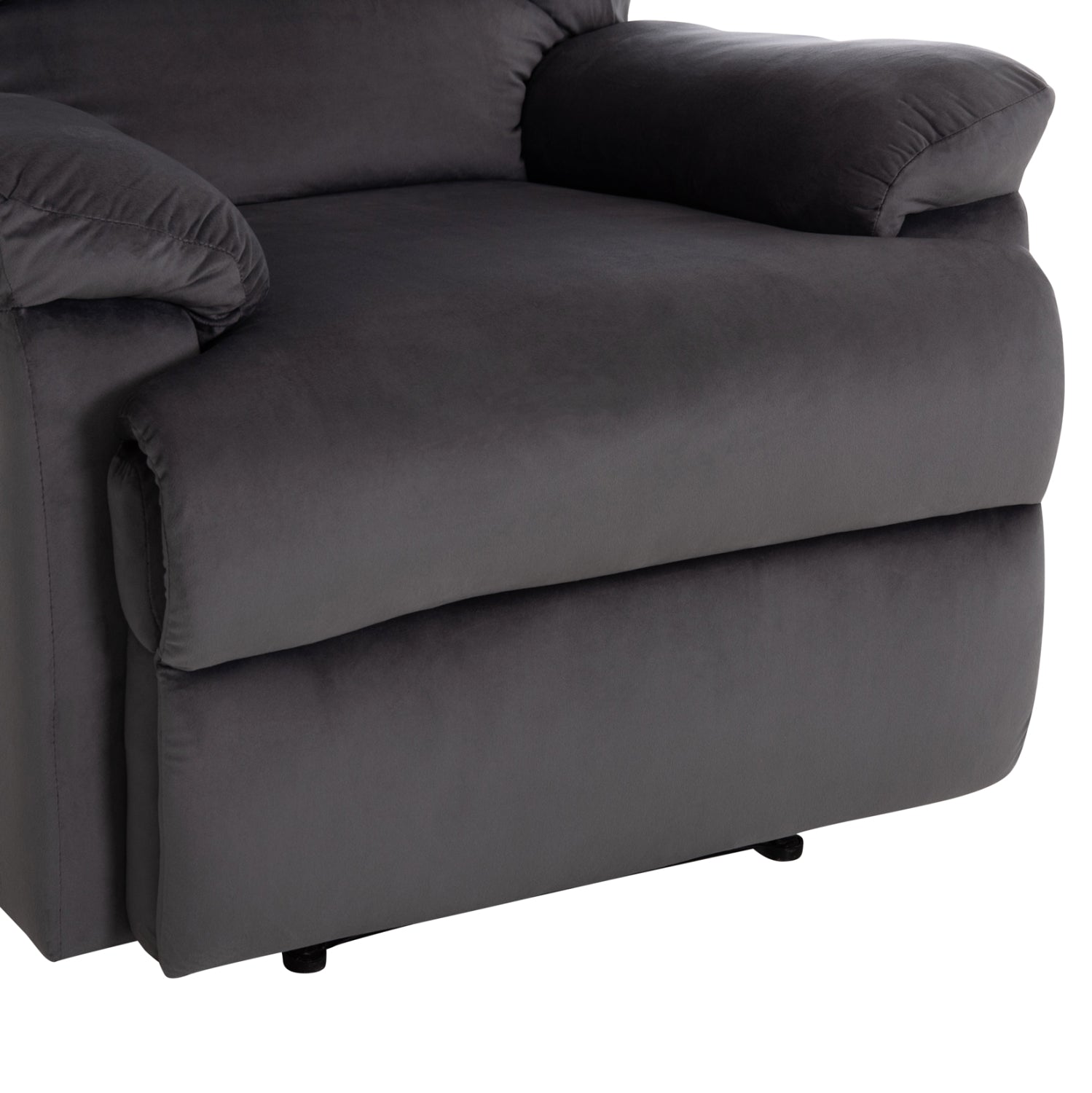 ΠΟΛΥΘΡΟΝΑ RELAX BRAYLEN HM3298.01 ΓΚΡΙ ΒΕΛΟΥΔΟ 85x90x95Υεκ. - Pakobazaar