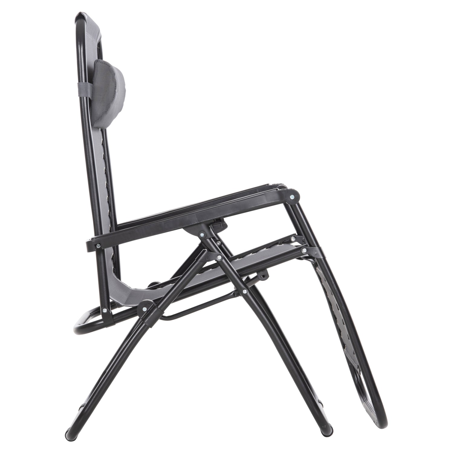 ΠΟΛΥΘΡΟΝΑ RELAX COMPANION HM5095.11 ΓΚΡΙ TEXTILENE-ΜΑΥΡΟ ΜΕΤΑΛΛΟ 67x145x110Υεκ. - Pakobazaar