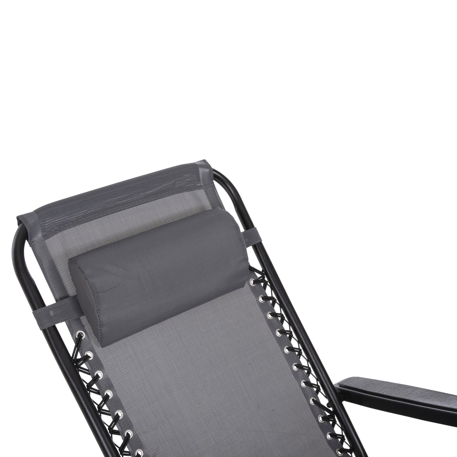 ΠΟΛΥΘΡΟΝΑ RELAX COMPANION HM5095.11 ΓΚΡΙ TEXTILENE-ΜΑΥΡΟ ΜΕΤΑΛΛΟ 67x145x110Υεκ. - Pakobazaar