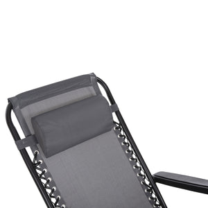 ΠΟΛΥΘΡΟΝΑ RELAX COMPANION HM5095.11 ΓΚΡΙ TEXTILENE-ΜΑΥΡΟ ΜΕΤΑΛΛΟ 67x145x110Υεκ. - Pakobazaar
