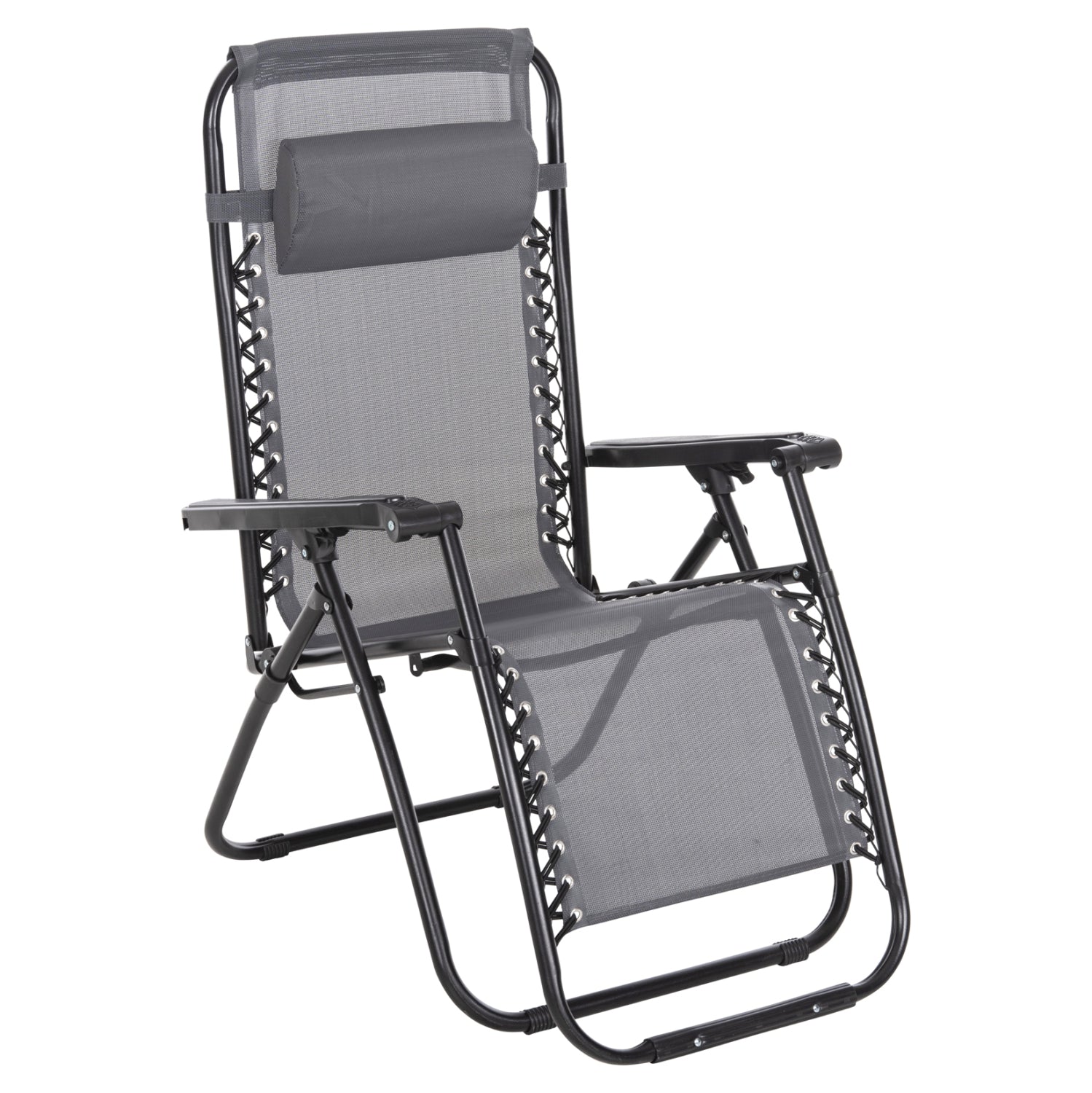 ΠΟΛΥΘΡΟΝΑ RELAX COMPANION HM5095.11 ΓΚΡΙ TEXTILENE-ΜΑΥΡΟ ΜΕΤΑΛΛΟ 67x145x110Υεκ. - Pakobazaar