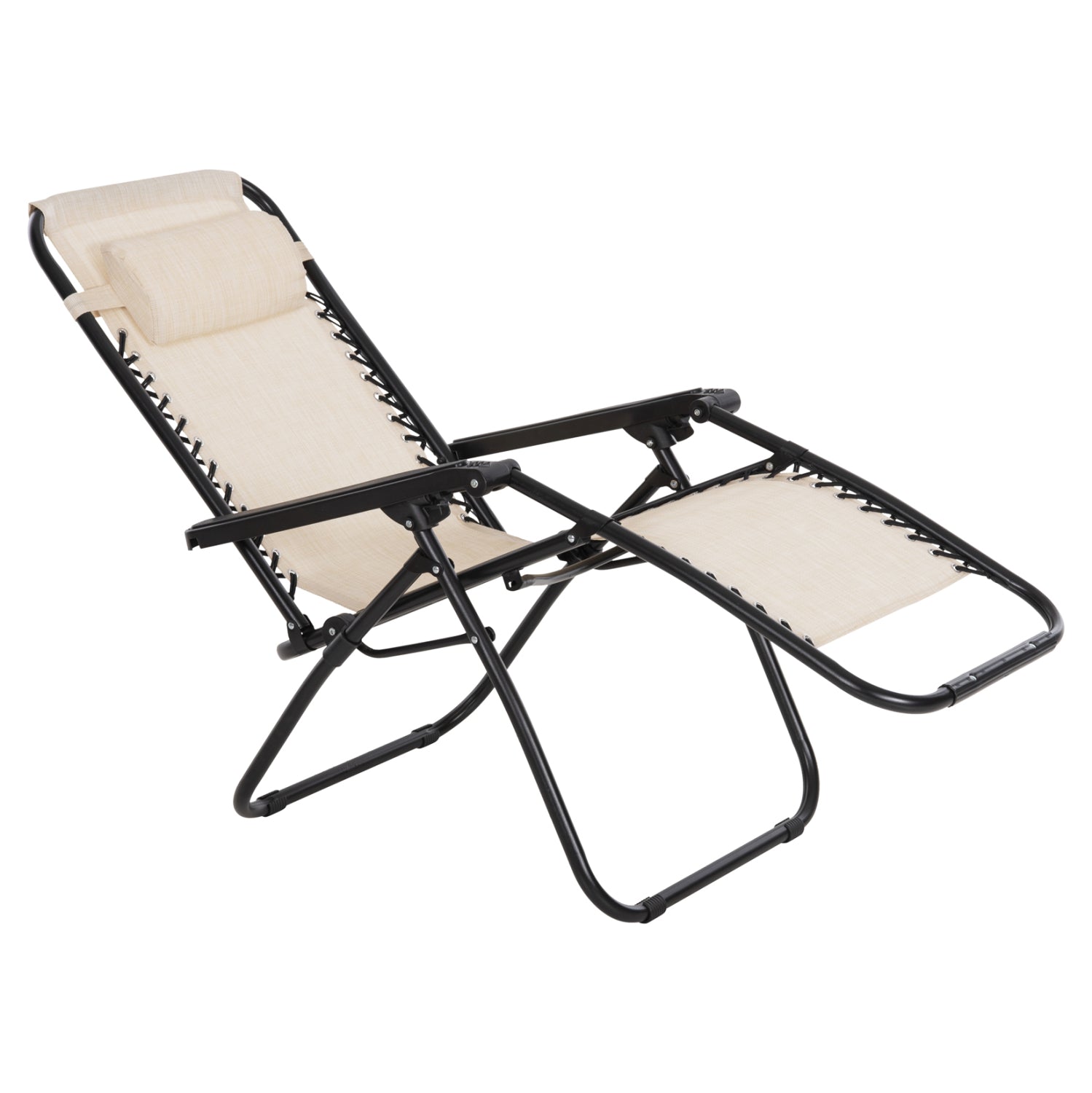 ΠΟΛΥΘΡΟΝΑ RELAX COMPANION HM5095.12 ΜΠΕΖ TEXTILENE-ΜΑΥΡΟ ΜΕΤΑΛΛΟ 67x145x110Υεκ. - Pakobazaar