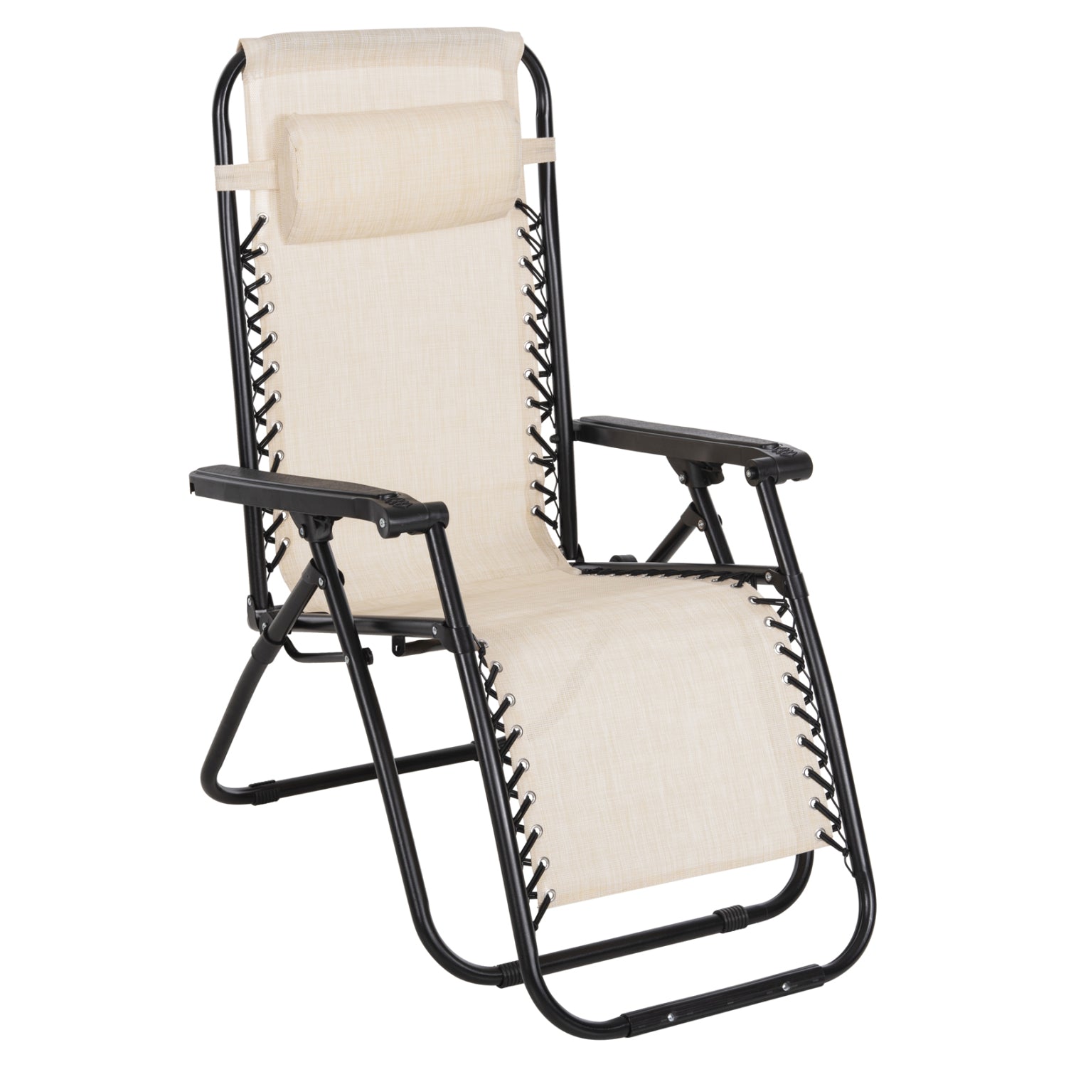 ΠΟΛΥΘΡΟΝΑ RELAX COMPANION HM5095.12 ΜΠΕΖ TEXTILENE-ΜΑΥΡΟ ΜΕΤΑΛΛΟ 67x145x110Υεκ. - Pakobazaar